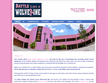 Tablet Screenshot of battlelikeawolverine.com